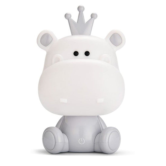 Lampka nocna dla dzieci hipopotam USB