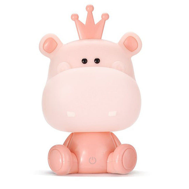 Lampka nocna dla dzieci hipopotam USB