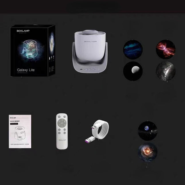 Projektor gwiazd galaktyka mgławica z pilotem