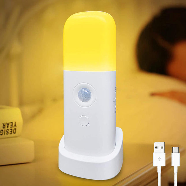 Przenośna lampka nocna z czujnikiem ruchu
