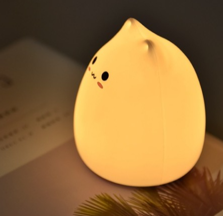 Miękka silikonowa lampka nocna kotek