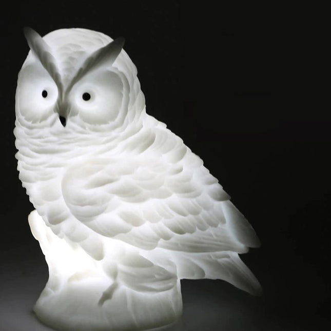 Silikonowa lampka nocna sowa na stolik