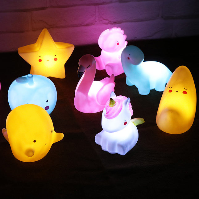 Silikonowa lampka nocna jednorożec dla dziecka