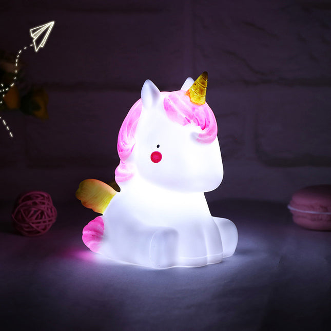 Silikonowa lampka nocna jednorożec dla dziecka