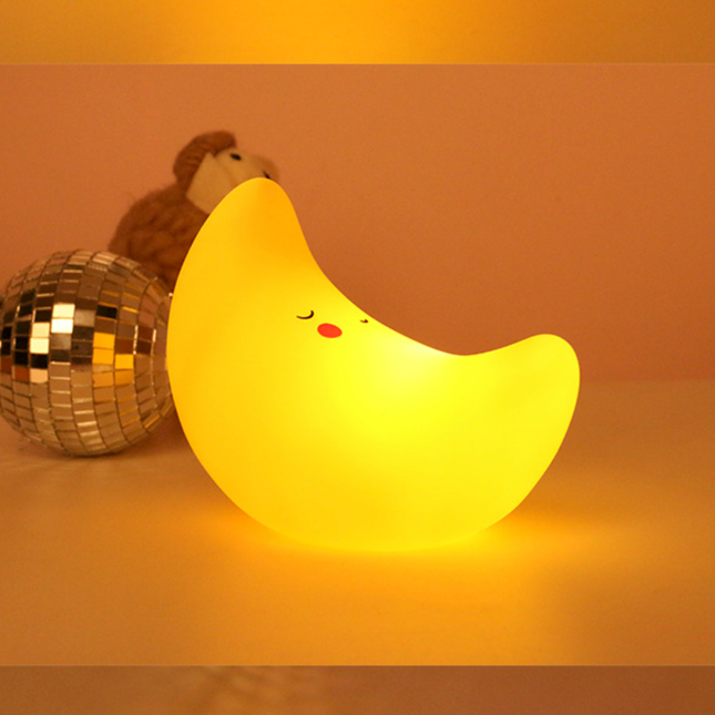 Lampka nocna LED dla dziecka księżyc