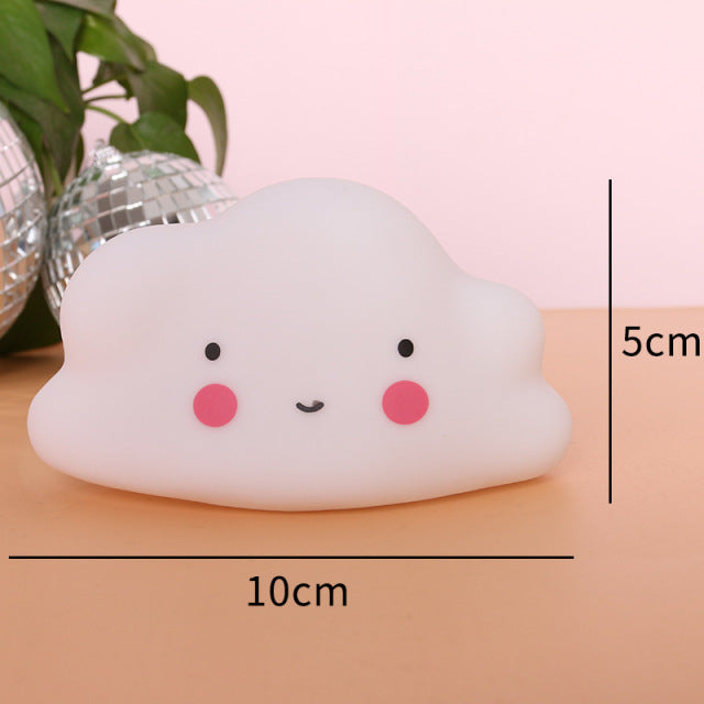 Lampka nocna LED chmurka dla dziecka