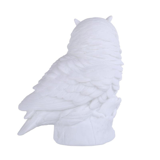 Lampka stołowa LED figurka sowa śnieżna