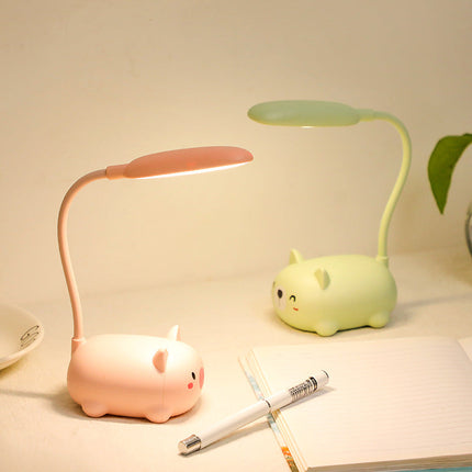 Kolorowa lampka na biurko kotek LED