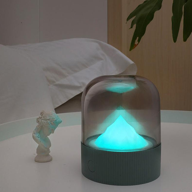 Nowoczesna lampka nocna góra w kopule
