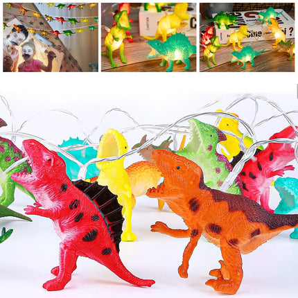 Girlanda świetlna LED z dinozaurami 10szt