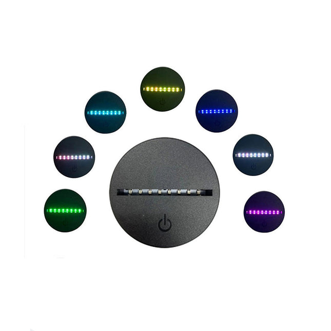 Akrylowa lampka nocna 3D dinozaur