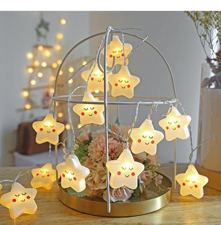 Girlanda świetlna LED gwiazdki barwa biała