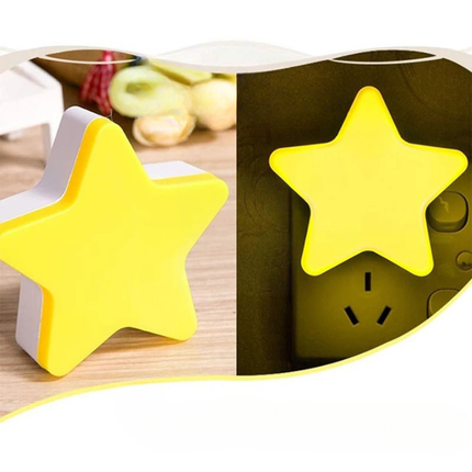 Lampka nocna LED do kontaktu gwiazdka