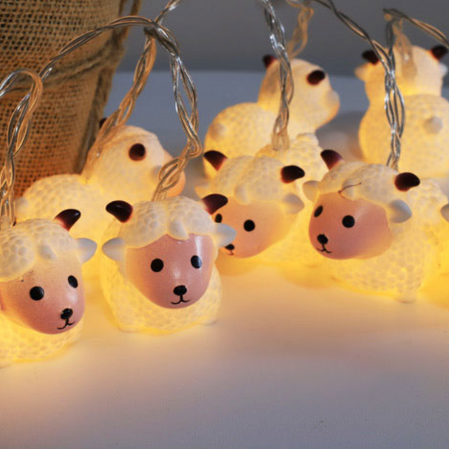 Girlanda świetlna LED słodkie owieczki