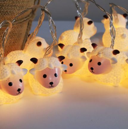 Girlanda świetlna LED słodkie owieczki