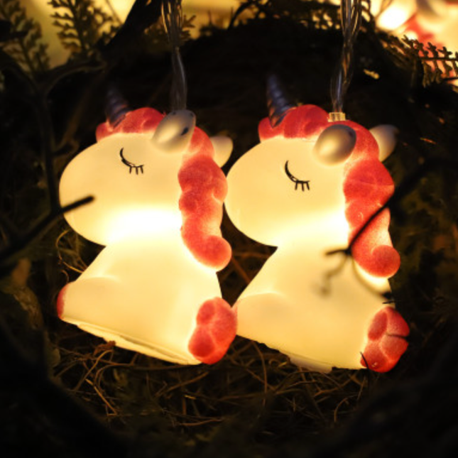 Girlanda świetlna LED z jednorożcami