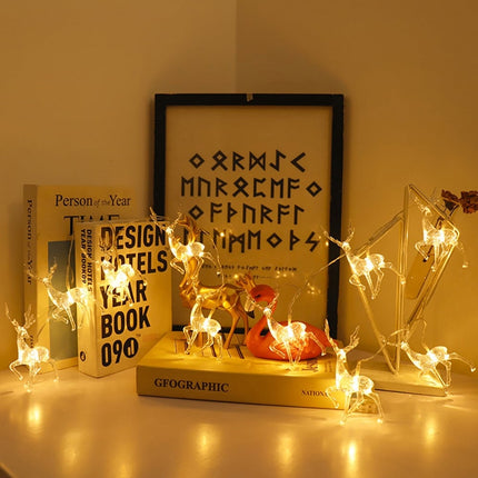 Girlanda świetlna LED w kształcie reniferów