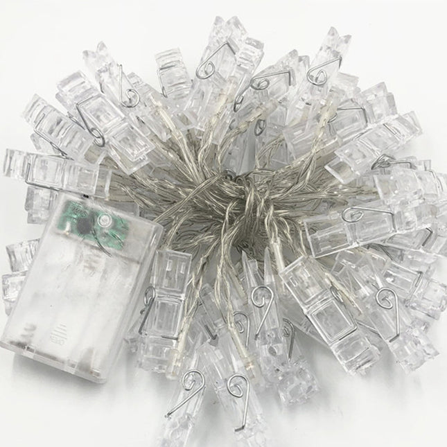 Girlanda świetlna LED z klipsami na zdjęcia