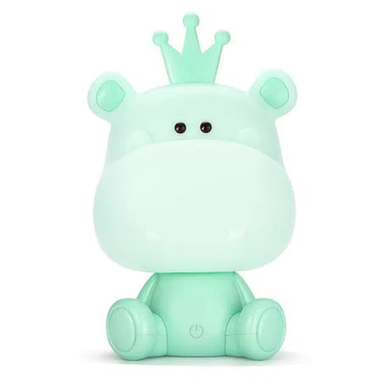 Dotykowa lampka nocna dla dzieci hipopotam