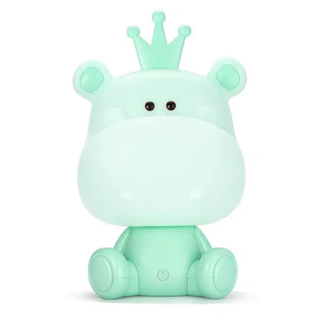 Dotykowa lampka nocna dla dzieci hipopotam