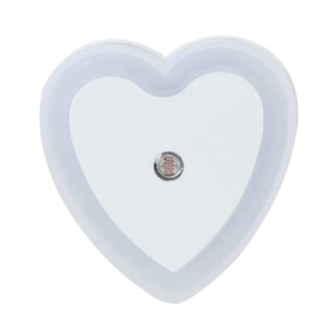 Lampka nocna LED do kontaktu serce