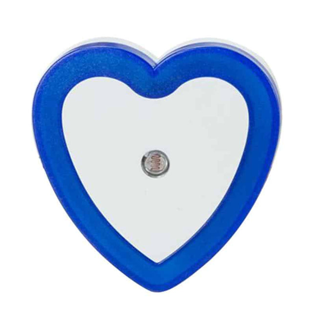 Lampka nocna LED do kontaktu serce