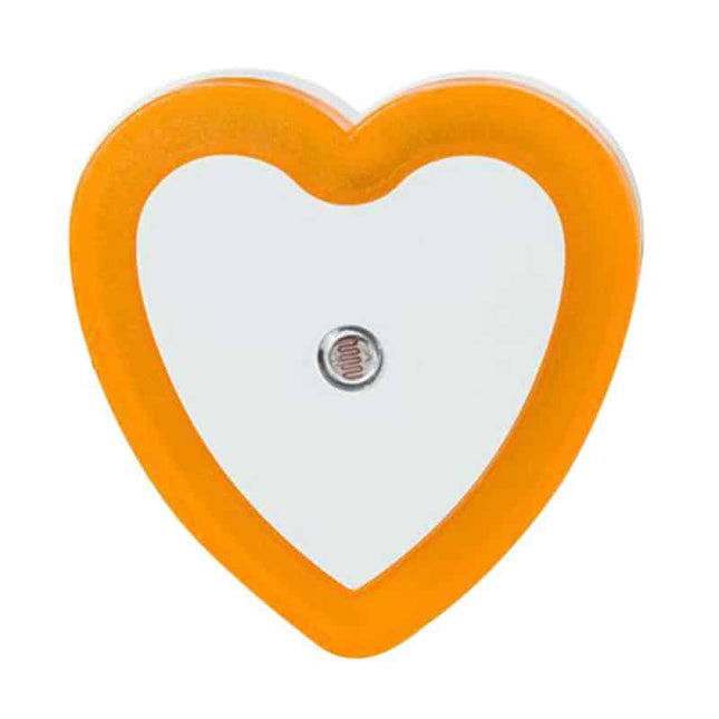 Lampka nocna LED do kontaktu serce