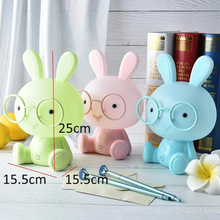 Dotykowa lampka nocna królik dla niemowląt