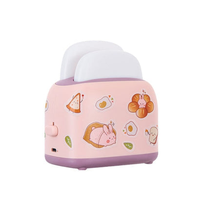 Lampka nocna LED toster ładowana na USB
