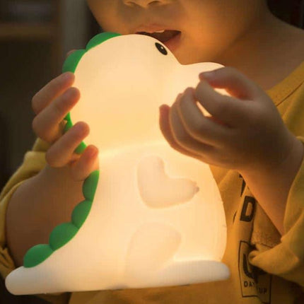 Kolorowa lampka nocna dinozaur dla dzieci