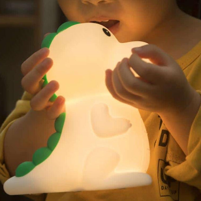 Kolorowa lampka nocna dinozaur dla dzieci