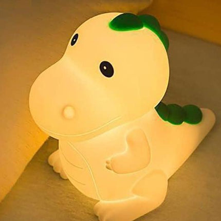 Kolorowa lampka nocna dinozaur dla dzieci