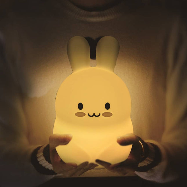 Lampka nocna LED królik z pilotem