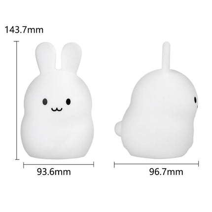 Lampka nocna LED królik z pilotem