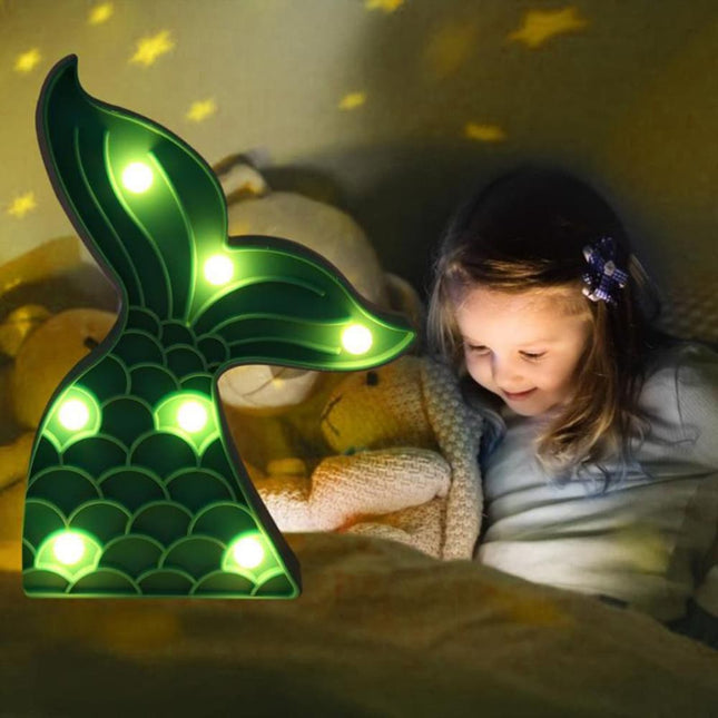 Lampka dekoracyjna LED ogon syreny