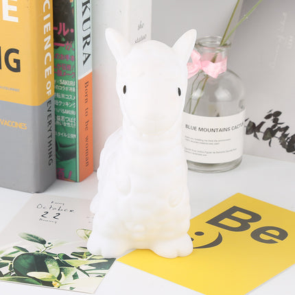 Silikonowa lampka nocna LED urocza lama