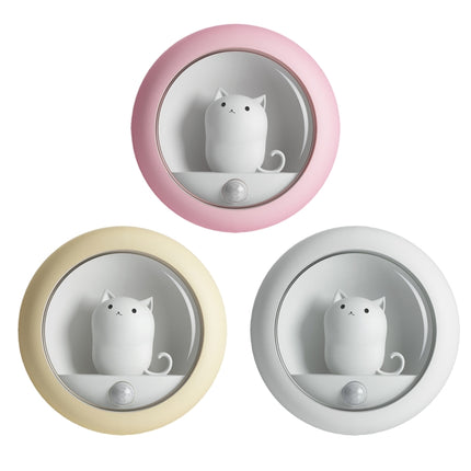 Lampka LED kotek z czujnikiem ruchu