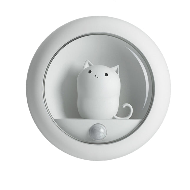 Lampka LED kotek z czujnikiem ruchu