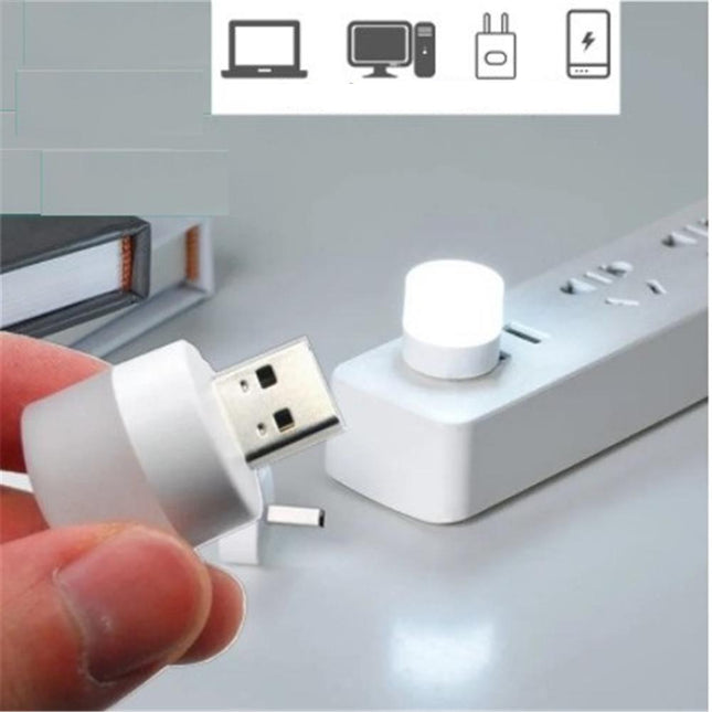 Mini przenośna lampka nocna LED USB