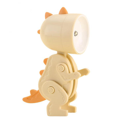 Składana mini lampka biurkowa LED dinozaur