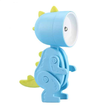 Składana mini lampka biurkowa LED dinozaur