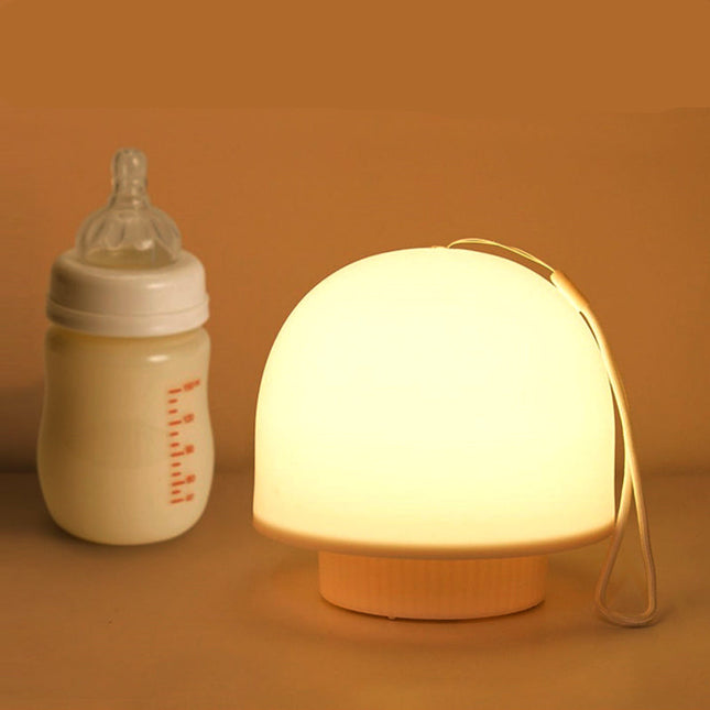 Nowoczesna lampka nocna grzybek z pilotem