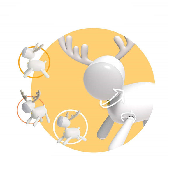 Nowoczesna lampka nocna dla dzieci jelonek