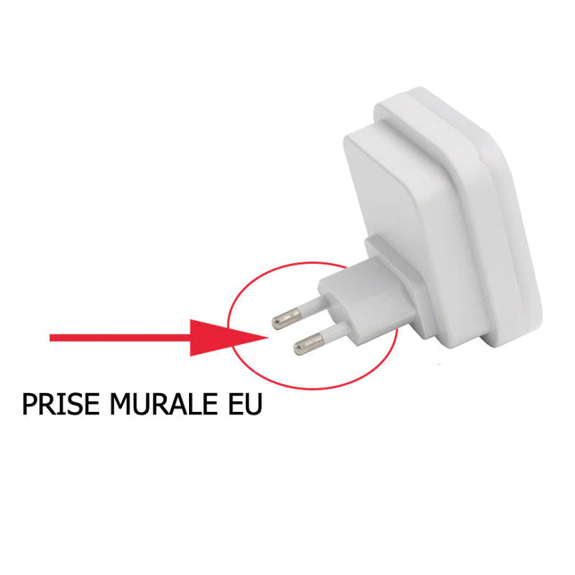 Kwadratowa lampka nocna z czujnikiem zmierzchu