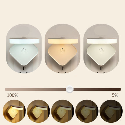 Ścienna lampka nocna do kontaktu z pilotem