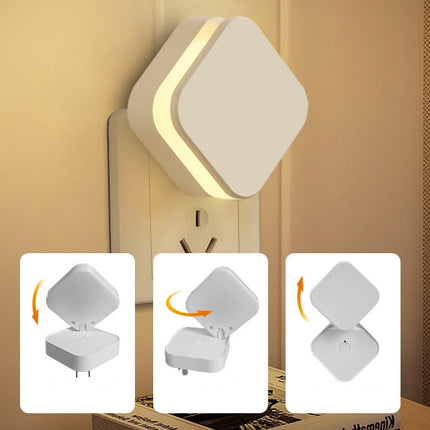 Ścienna lampka nocna do kontaktu z pilotem