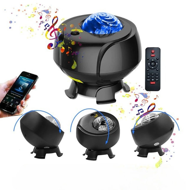 Projektor gwiazd galaktyka z głośnikiem Bluetooth