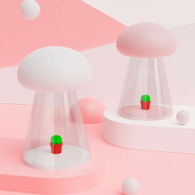 Muzyczna lampka nocna grzybek z dotykiem