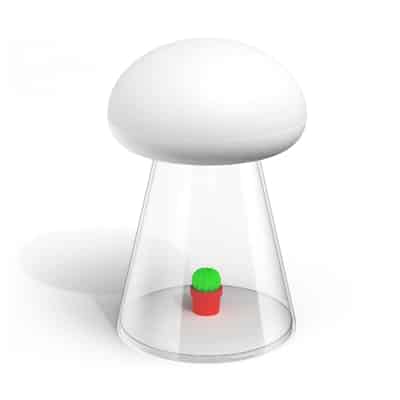 Muzyczna lampka nocna grzybek z dotykiem