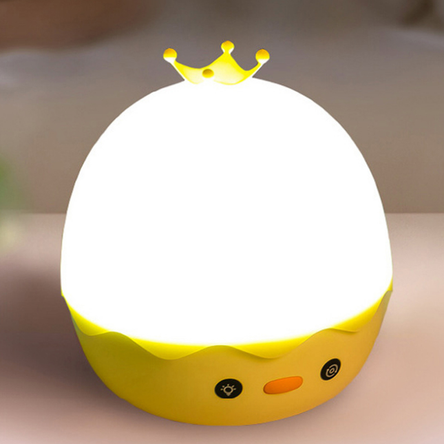 Muzyczna lampka nocna kurczaczek z projektorem